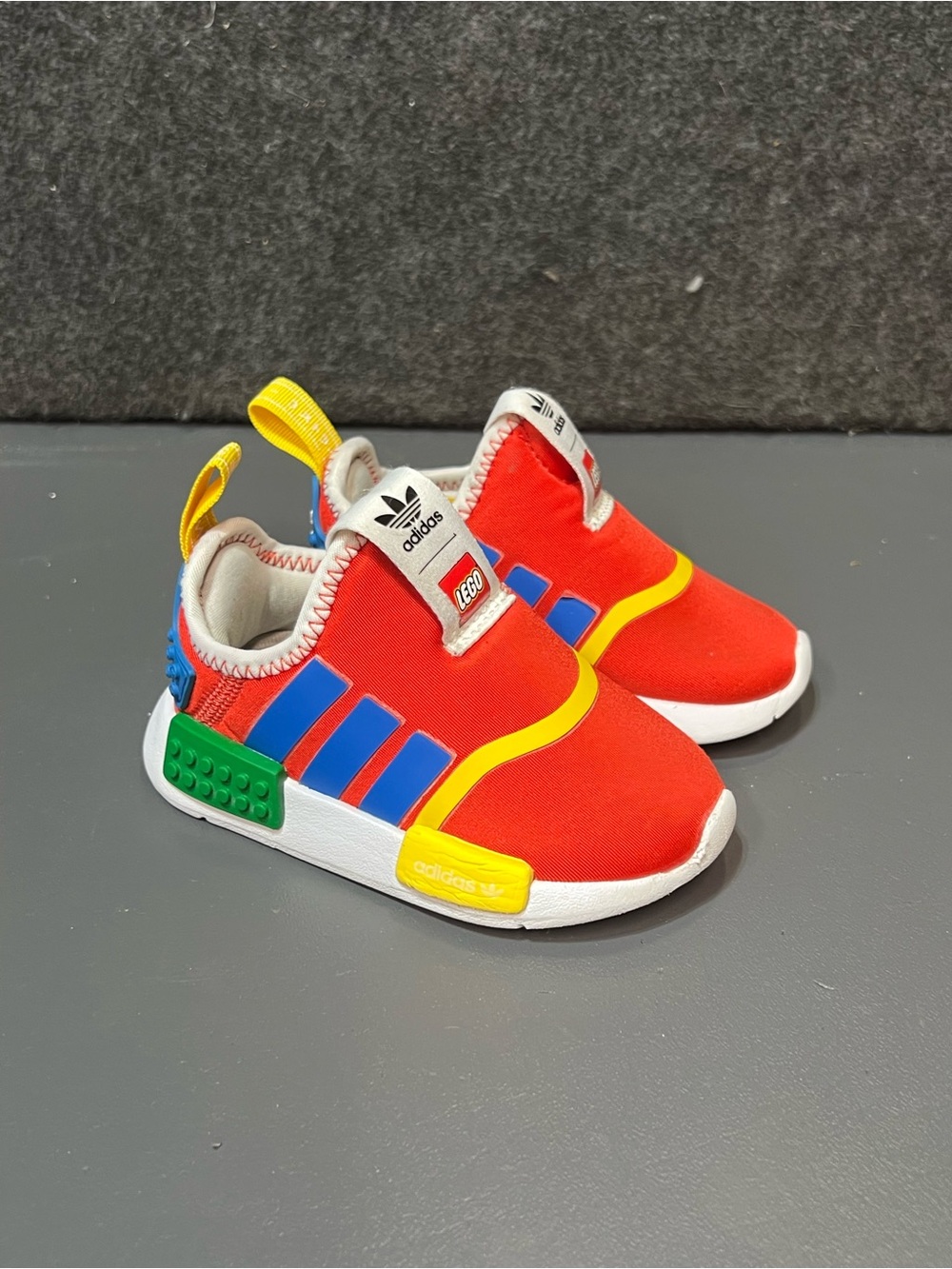 Adidas x LEGO NMD 360 I 'Pantone' Kids Sneakers Size 5K
